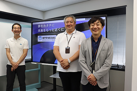 MAXHUBの導入事例 Case1 エヌ・ティ・ティ・メディアサプライ株式会社